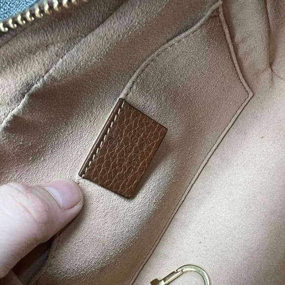 100% Authentic Gucci Ophidia GG Denim Mini Shoulder Bag - Picture 14 of 15